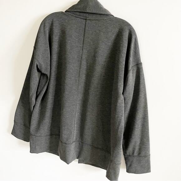 Vineyard Vines Charcoal Grey Open Front Cardigan - Picture 7 of 9